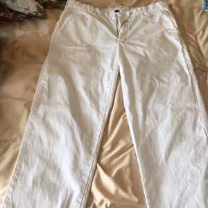 White Brooks Brothers Chino Pants